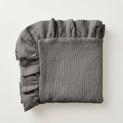 Organic 4-Layer Boho Blanket - Solid