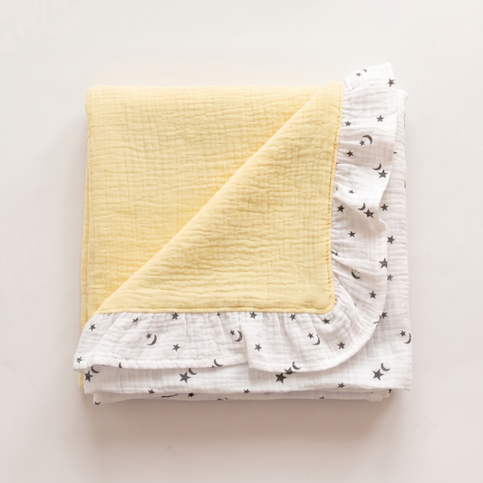 Organic 4-Layer Boho Blanket - Northern Stars