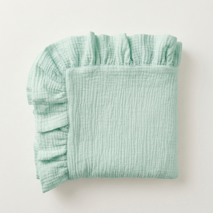 Organic 4-Layer Boho Blanket - Solid