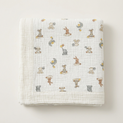 Organic 4-Layer Signature Blanket - Dream Safari