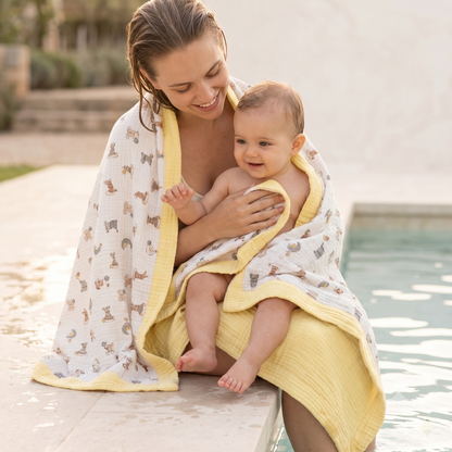 Organic 4-Layer Signature Blanket - Dream Safari