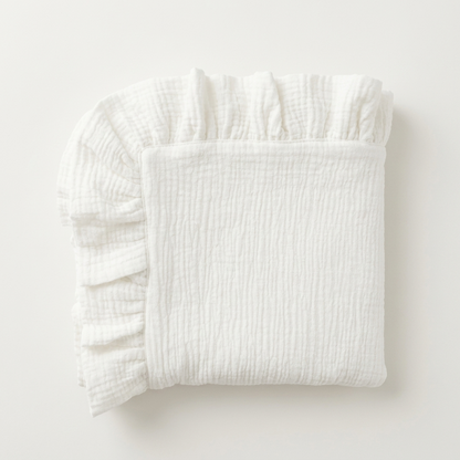 Organic 4-Layer Boho Blanket - Solid