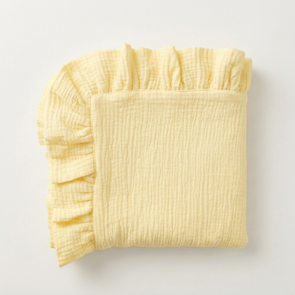 Organic 4-Layer Boho Blanket - Solid