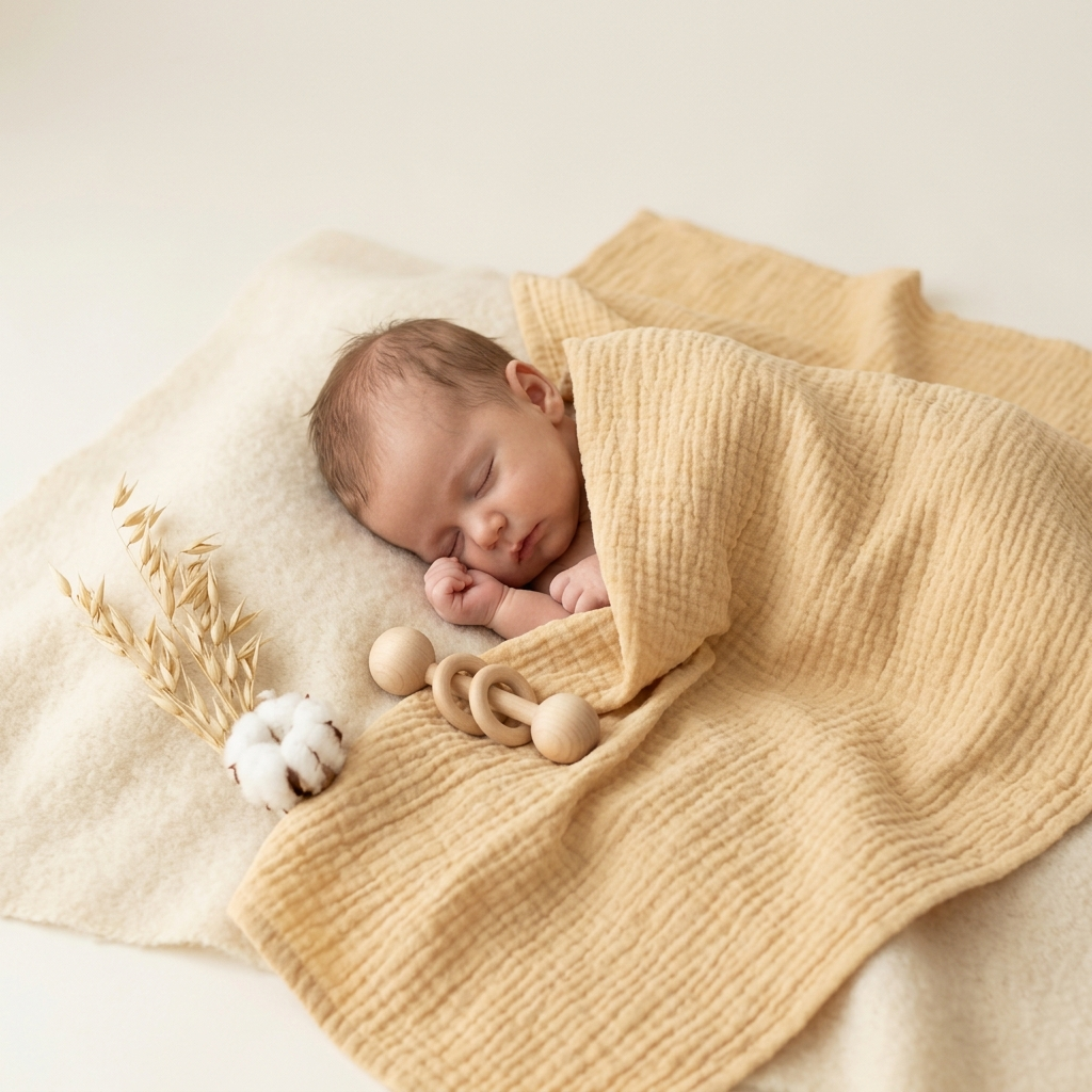 Organic Muslin Swaddle Set - 2-Pack Solid