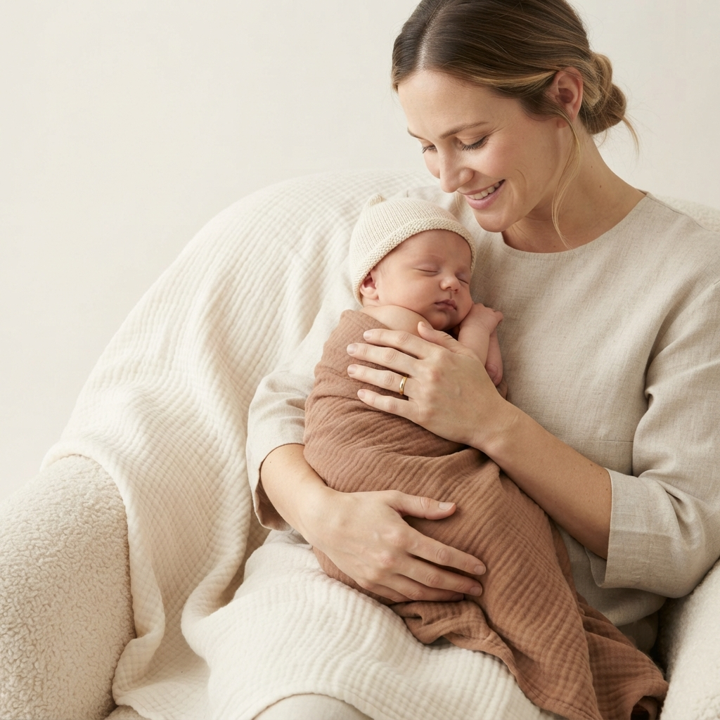Organic Muslin Swaddle Set - 2-Pack Solid