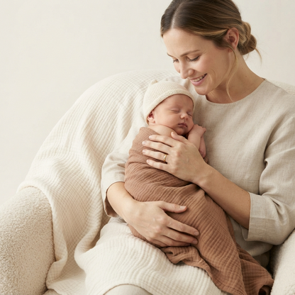 Organic Muslin Swaddle Set - 2-Pack Solid