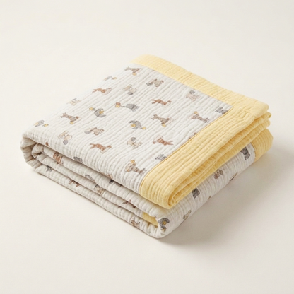 Organic 4-Layer Signature Blanket - Dream Safari