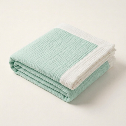 Organic 4-Layer Signature Blanket - Contrast