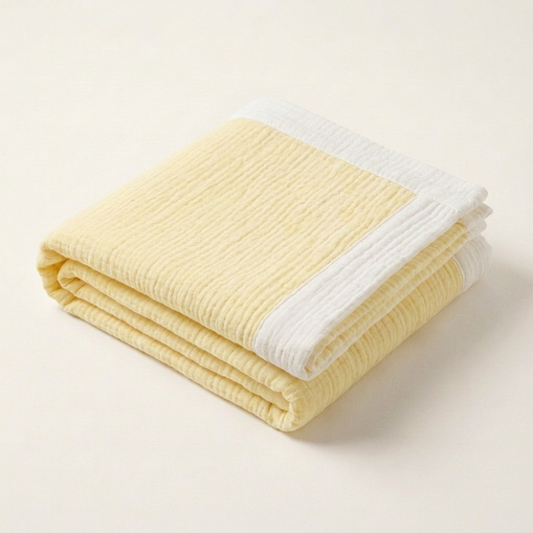 Organic 4-Layer Signature Blanket - Contrast