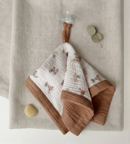 Organic Muslin Pacifier Lovey