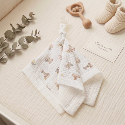 Organic Muslin Pacifier Lovey